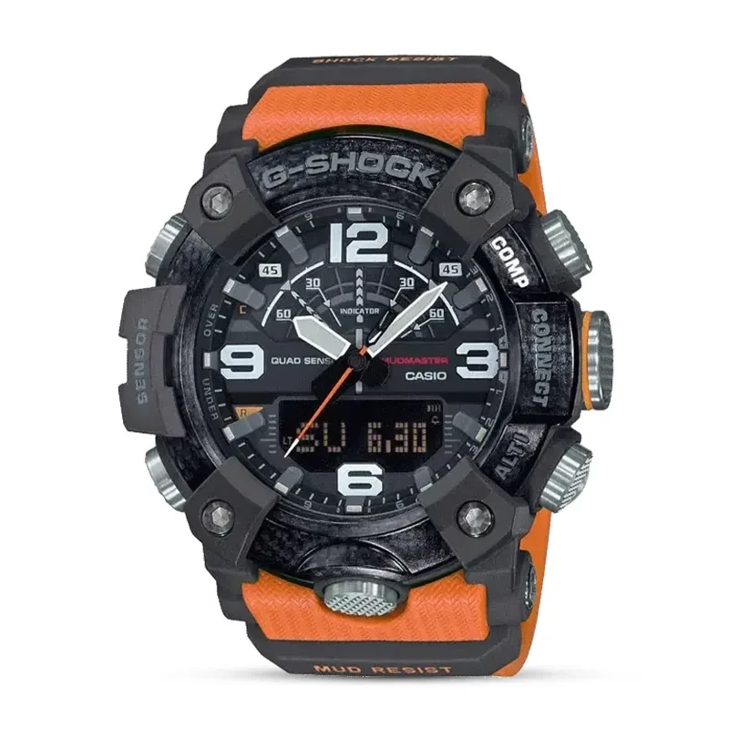 G-Shock Master of G-Land Mudmaster Orange Band Men's Watch | GG-B100-1A9